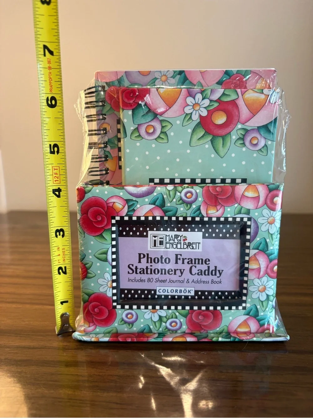 NEW Colorbok Mary Engelbreit Yellow Photo Frame Stationery “Bloom” Life Caddy